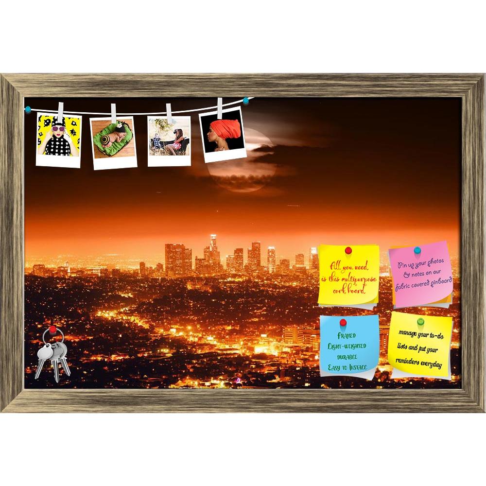 ArtzFolio Full Moon Over Los Angeles Skyline At Night, USA Printed Bulletin Board Notice Pin Board Soft Board | Framed-Bulletin Boards Framed-AZSAO16460572BLB_FR_L-Image Code 5001769 Vishnu Image Folio Pvt Ltd, IC 5001769, ArtzFolio, Bulletin Boards Framed, Places, Photography, full, moon, over, los, angeles, skyline, at, night, usa, printed, bulletin, board, notice, pin, soft, framed, dramatic, city, red, cityscape, apocalyptic, apocalypse, smoke, pollution, orange, horizon, horizontal, dark, moonrise, cir