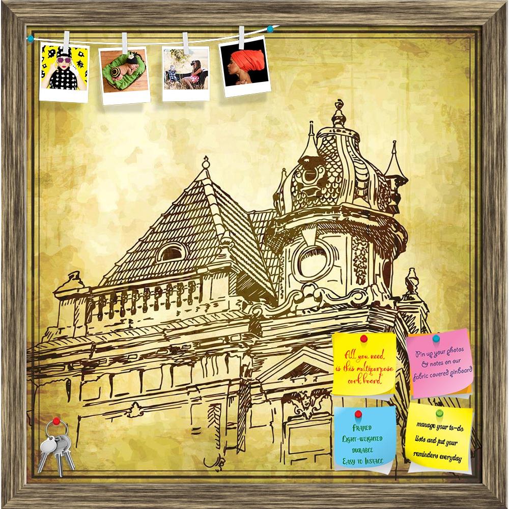 ArtzFolio Historical Building In Grunge Background Printed Bulletin Board Notice Pin Board Soft Board | Framed-Bulletin Boards Framed-AZSAO16513017BLB_FR_L-Image Code 5001780 Vishnu Image Folio Pvt Ltd, IC 5001780, ArtzFolio, Bulletin Boards Framed, Places, Vintage, Digital Art, historical, building, in, grunge, background, printed, bulletin, board, notice, pin, soft, framed, sketchy, drawing, my, own, artwork, pin up board, push pin board, extra large cork board, big pin board, notice board, small bulletin