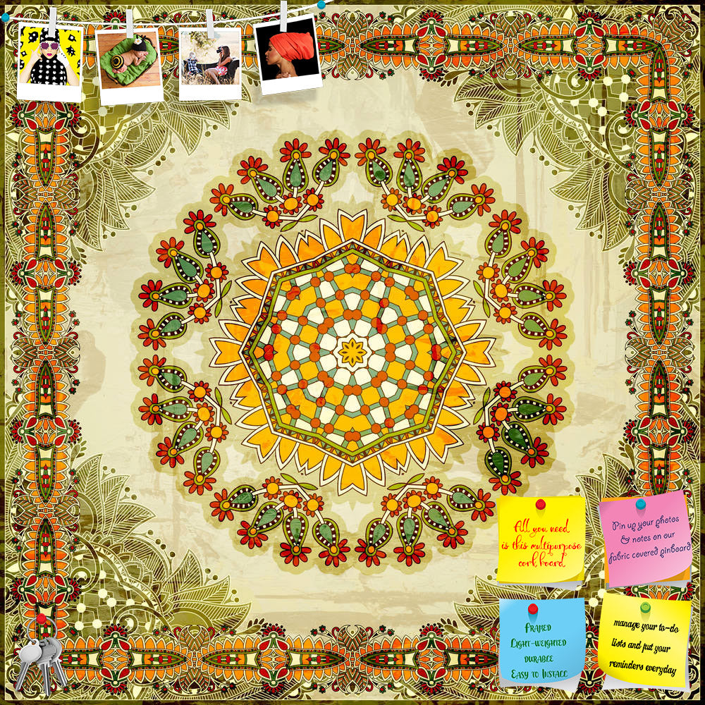 ArtzFolio Ornamental Floral Paisley Bandanna D1 Printed Bulletin Board Notice Pin Board Soft Board | Frameless-Bulletin Boards Frameless-AZSAO16513852BLB_FL_L-Image Code 5001781 Vishnu Image Folio Pvt Ltd, IC 5001781, ArtzFolio, Bulletin Boards Frameless, Abstract, Digital Art, ornamental, floral, paisley, bandanna, d1, printed, bulletin, board, notice, pin, soft, frameless, traditional, use, this, pattern, design, carpet, shawl, pillow, cushion, pin up board, push pin board, extra large cork board, big pin