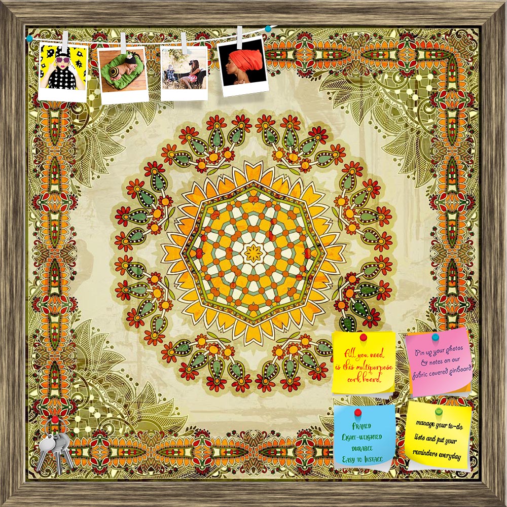 ArtzFolio Ornamental Floral Paisley Bandanna D1 Printed Bulletin Board Notice Pin Board Soft Board | Framed-Bulletin Boards Framed-AZSAO16513852BLB_FR_L-Image Code 5001781 Vishnu Image Folio Pvt Ltd, IC 5001781, ArtzFolio, Bulletin Boards Framed, Abstract, Digital Art, ornamental, floral, paisley, bandanna, d1, printed, bulletin, board, notice, pin, soft, framed, traditional, use, this, pattern, design, carpet, shawl, pillow, cushion, pin up board, push pin board, extra large cork board, big pin board, noti