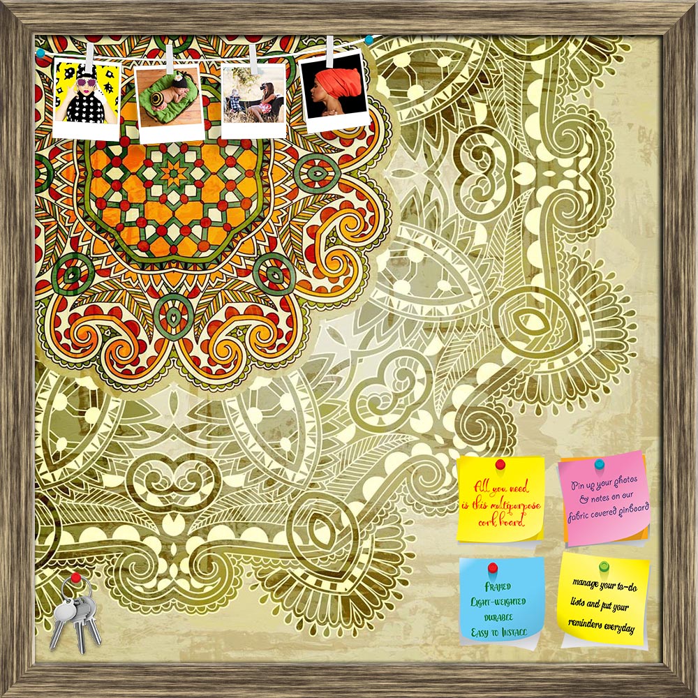 ArtzFolio Ornamental Circle D1 Printed Bulletin Board Notice Pin Board Soft Board | Framed-Bulletin Boards Framed-AZSAO16513855BLB_FR_L-Image Code 5001782 Vishnu Image Folio Pvt Ltd, IC 5001782, ArtzFolio, Bulletin Boards Framed, Abstract, Digital Art, ornamental, circle, d1, printed, bulletin, board, notice, pin, soft, framed, template, floral, background, pin up board, push pin board, extra large cork board, big pin board, notice board, small bulletin board, cork board, wall notice board, giant cork board