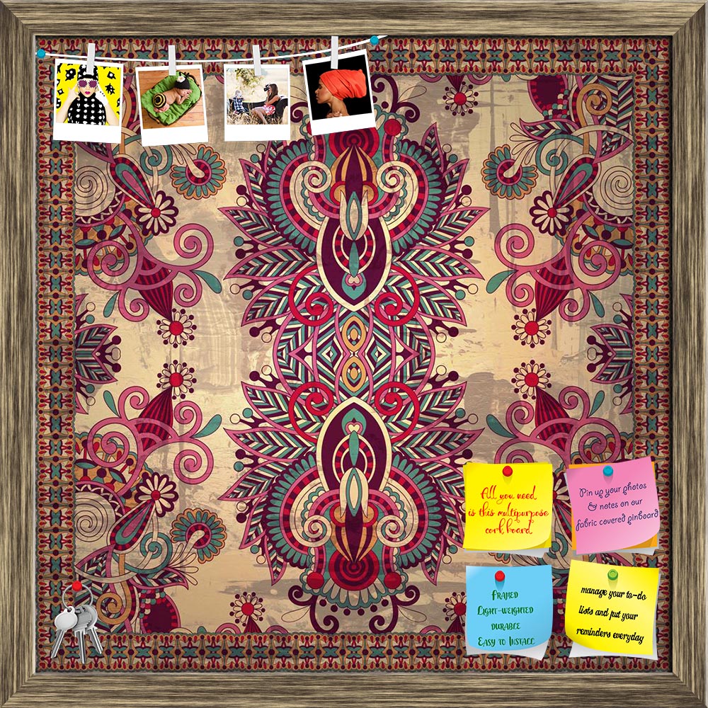 ArtzFolio Ornamental Floral Paisley Bandanna D3 Printed Bulletin Board Notice Pin Board Soft Board | Framed-Bulletin Boards Framed-AZSAO16513886BLB_FR_L-Image Code 5001786 Vishnu Image Folio Pvt Ltd, IC 5001786, ArtzFolio, Bulletin Boards Framed, Abstract, Digital Art, ornamental, floral, paisley, bandanna, d3, printed, bulletin, board, notice, pin, soft, framed, traditional, use, this, pattern, design, carpet, shawl, pillow, cushion, pin up board, push pin board, extra large cork board, big pin board, noti