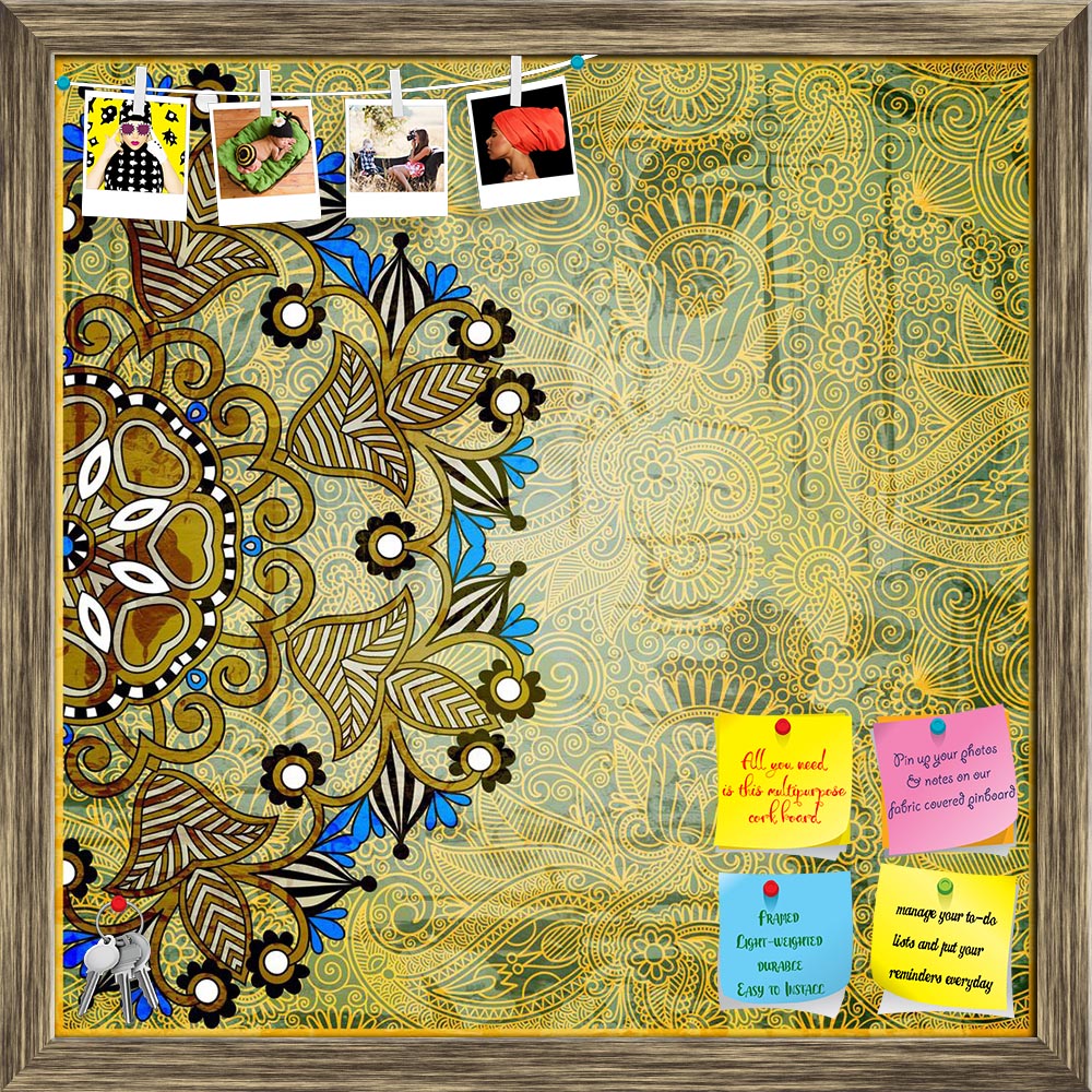 ArtzFolio Ornamental Circle D3 Printed Bulletin Board Notice Pin Board Soft Board | Framed-Bulletin Boards Framed-AZSAO16513887BLB_FR_L-Image Code 5001787 Vishnu Image Folio Pvt Ltd, IC 5001787, ArtzFolio, Bulletin Boards Framed, Abstract, Digital Art, ornamental, circle, d3, printed, bulletin, board, notice, pin, soft, framed, template, floral, background, pin up board, push pin board, extra large cork board, big pin board, notice board, small bulletin board, cork board, wall notice board, giant cork board