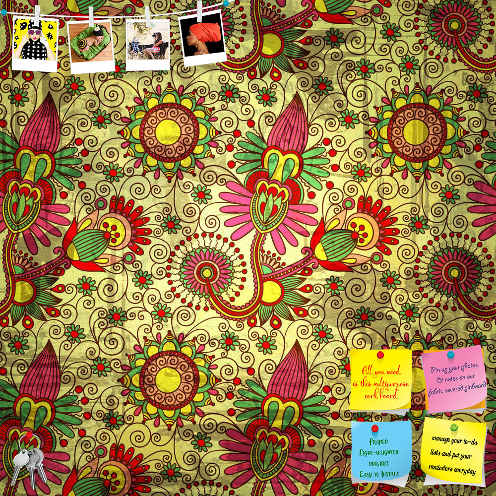 ArtzFolio Flower Paisley Design D1 Printed Bulletin Board Notice Pin Board Soft Board | Frameless-Bulletin Boards Frameless-AZSAO16513888BLB_FL_L-Image Code 5001788 Vishnu Image Folio Pvt Ltd, IC 5001788, ArtzFolio, Bulletin Boards Frameless, Abstract, Digital Art, flower, paisley, design, d1, printed, bulletin, board, notice, pin, soft, frameless, hand, draw, ornate, seamless, background, pin up board, push pin board, extra large cork board, big pin board, notice board, small bulletin board, cork board, wa