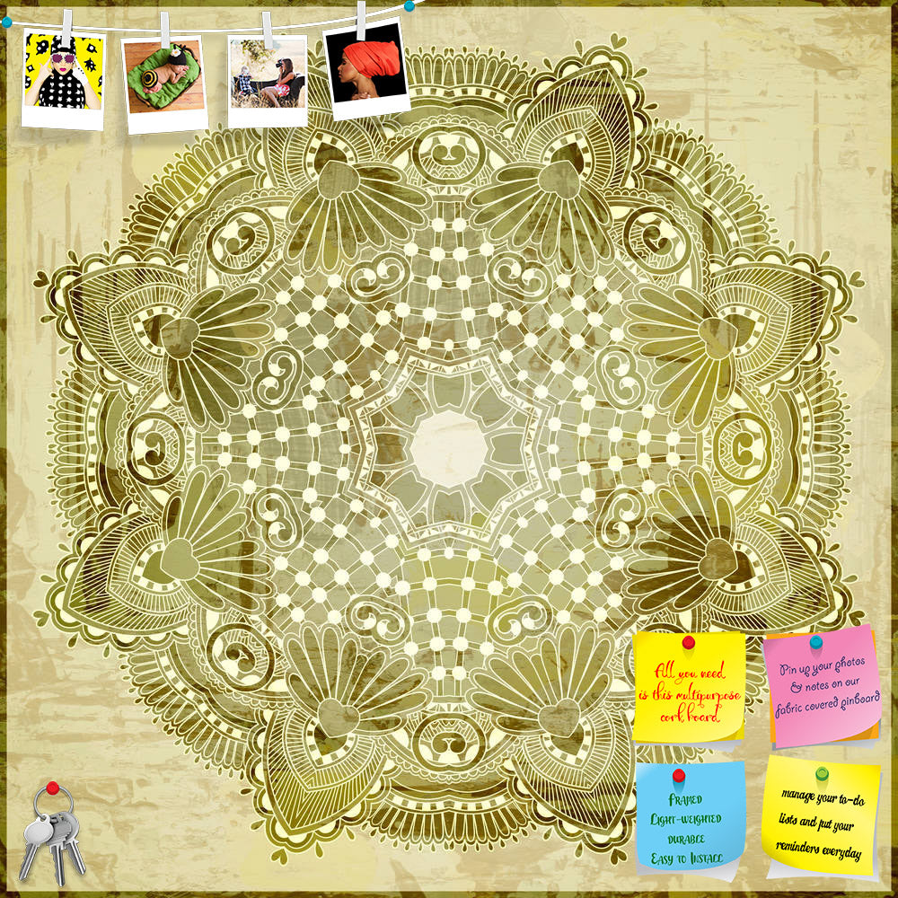 ArtzFolio Circle Flower Ornament Printed Bulletin Board Notice Pin Board Soft Board | Frameless-Bulletin Boards Frameless-AZSAO16513892BLB_FL_L-Image Code 5001791 Vishnu Image Folio Pvt Ltd, IC 5001791, ArtzFolio, Bulletin Boards Frameless, Abstract, Digital Art, circle, flower, ornament, printed, bulletin, board, notice, pin, soft, frameless, ornamental, round, lace, design, pin up board, push pin board, extra large cork board, big pin board, notice board, small bulletin board, cork board, wall notice boar