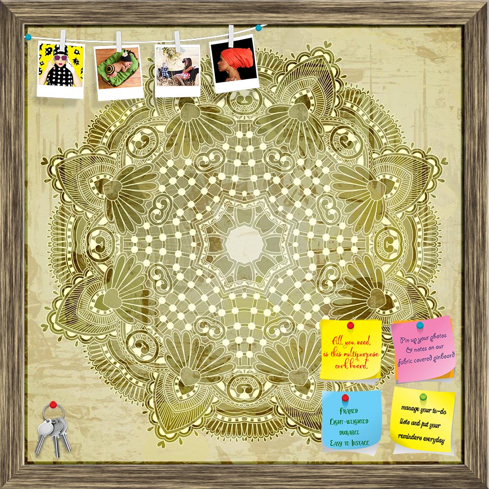 ArtzFolio Circle Flower Ornament Printed Bulletin Board Notice Pin Board Soft Board | Framed-Bulletin Boards Framed-AZSAO16513892BLB_FR_L-Image Code 5001791 Vishnu Image Folio Pvt Ltd, IC 5001791, ArtzFolio, Bulletin Boards Framed, Abstract, Digital Art, circle, flower, ornament, printed, bulletin, board, notice, pin, soft, framed, ornamental, round, lace, design, pin up board, push pin board, extra large cork board, big pin board, notice board, small bulletin board, cork board, wall notice board, giant cor