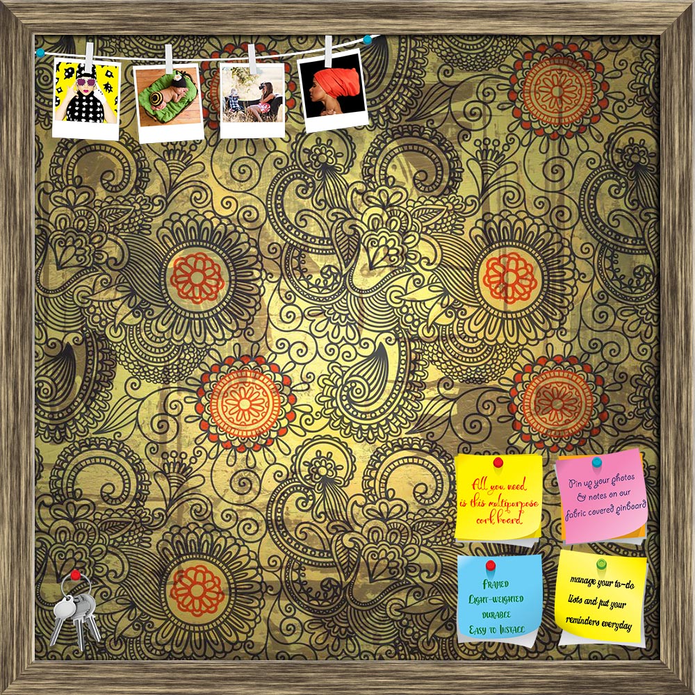 ArtzFolio Flower Paisley Design D2 Printed Bulletin Board Notice Pin Board Soft Board | Framed-Bulletin Boards Framed-AZSAO16513896BLB_FR_L-Image Code 5001793 Vishnu Image Folio Pvt Ltd, IC 5001793, ArtzFolio, Bulletin Boards Framed, Abstract, Digital Art, flower, paisley, design, d2, printed, bulletin, board, notice, pin, soft, framed, seamless, background, pin up board, push pin board, extra large cork board, big pin board, notice board, small bulletin board, cork board, wall notice board, giant cork boar