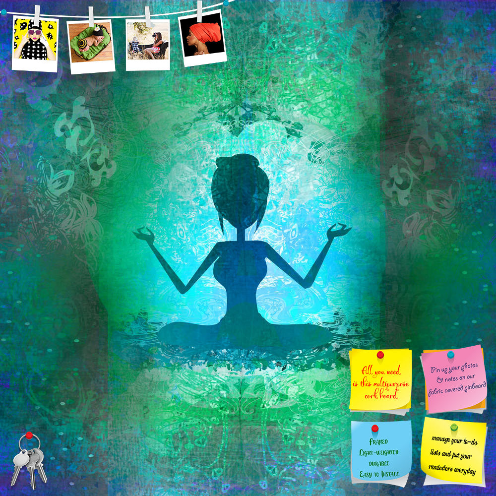 ArtzFolio Yoga Girl In Lotus Position Printed Bulletin Board Notice Pin Board Soft Board | Frameless-Bulletin Boards Frameless-AZSAO16554478BLB_FL_L-Image Code 5001803 Vishnu Image Folio Pvt Ltd, IC 5001803, ArtzFolio, Bulletin Boards Frameless, Traditional, Digital Art, yoga, girl, in, lotus, position, printed, bulletin, board, notice, pin, soft, frameless, abstract, background, pin up board, push pin board, extra large cork board, big pin board, notice board, small bulletin board, cork board, wall notice 