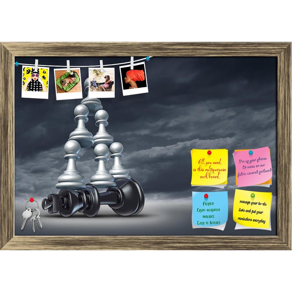 ArtzFolio Balance Of Power & Team Victory Printed Bulletin Board Notice Pin Board Soft Board | Framed-Bulletin Boards Framed-AZSAO16559220BLB_FR_L-Image Code 5001804 Vishnu Image Folio Pvt Ltd, IC 5001804, ArtzFolio, Bulletin Boards Framed, Conceptual, Digital Art, balance, of, power, team, victory, printed, bulletin, board, notice, pin, soft, framed, as, business, strategy, chess, symbol, changing, leader, teaming, partnership, collaborating, together, defeat, powerful, competitor, pin up board, push pin b