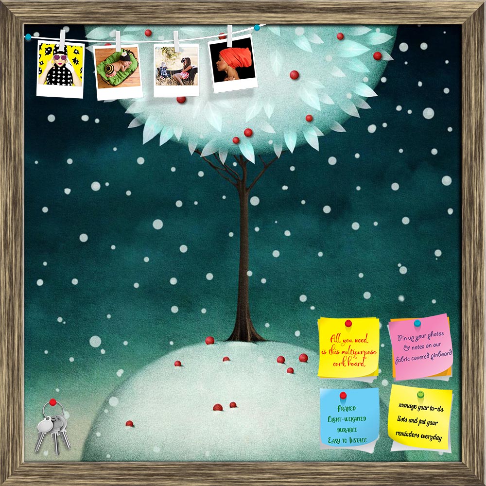 ArtzFolio Tree On Snowy Hill Printed Bulletin Board Notice Pin Board Soft Board | Framed-Bulletin Boards Framed-AZSAO16583828BLB_FR_L-Image Code 5001809 Vishnu Image Folio Pvt Ltd, IC 5001809, ArtzFolio, Bulletin Boards Framed, Abstract, Digital Art, tree, on, snowy, hill, printed, bulletin, board, notice, pin, soft, framed, poster, illustration, computer, graphics, pin up board, push pin board, extra large cork board, big pin board, notice board, small bulletin board, cork board, wall notice board, giant c