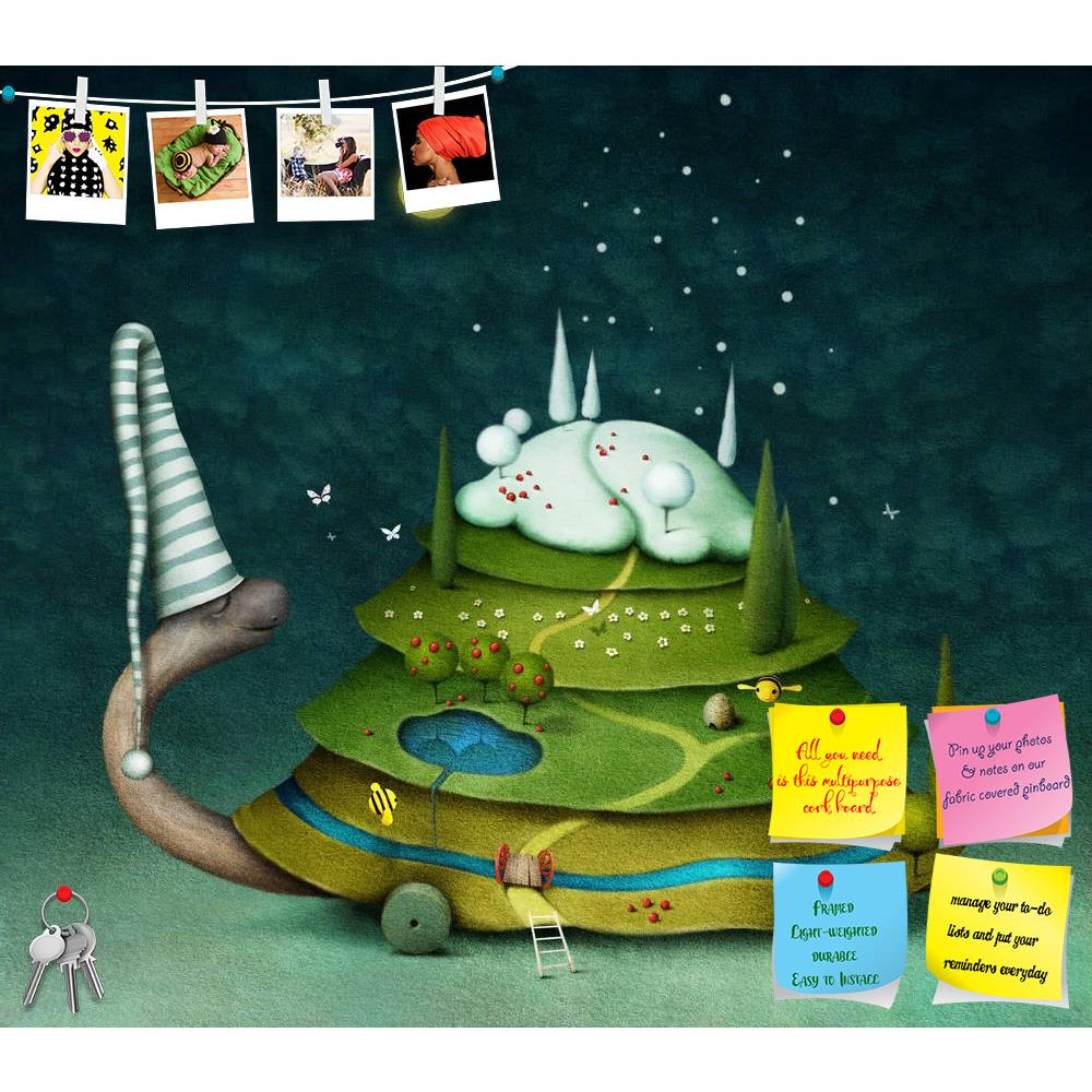 ArtzFolio Sleeping Turtle & Seasons Printed Bulletin Board Notice Pin Board Soft Board | Frameless-Bulletin Boards Frameless-AZSAO16583838BLB_FL_L-Image Code 5001810 Vishnu Image Folio Pvt Ltd, IC 5001810, ArtzFolio, Bulletin Boards Frameless, Animals, Conceptual, Kids, Digital Art, sleeping, turtle, seasons, printed, bulletin, board, notice, pin, soft, frameless, illustration, postcard, poster, computer, graphics, pin up board, push pin board, extra large cork board, big pin board, notice board, small bull