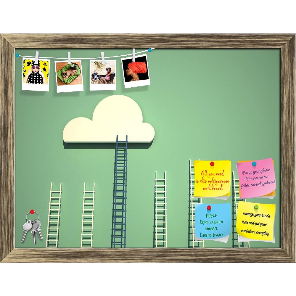 ArtzFolio Ladders Concept Printed Bulletin Board Notice Pin Board Soft Board | Framed-Bulletin Boards Framed-AZSAO16600760BLB_FR_L-Image Code 5001812 Vishnu Image Folio Pvt Ltd, IC 5001812, ArtzFolio, Bulletin Boards Framed, Conceptual, Kids, Digital Art, ladders, concept, printed, bulletin, board, notice, pin, soft, framed, pin up board, push pin board, extra large cork board, big pin board, notice board, small bulletin board, cork board, wall notice board, giant cork board, bulletin board, office notice b