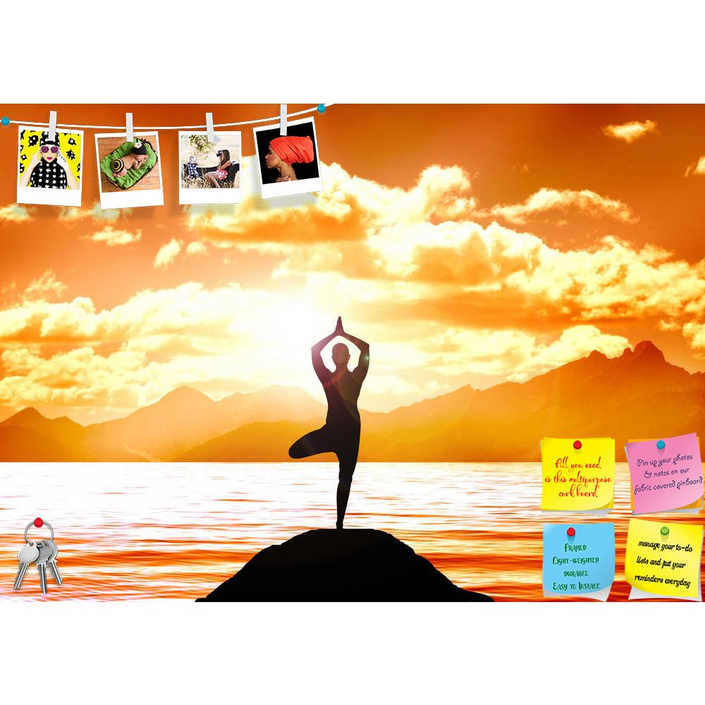 ArtzFolio Yoga On A Lake Printed Bulletin Board Notice Pin Board Soft Board | Frameless-Bulletin Boards Frameless-AZSAO16694356BLB_FL_L-Image Code 5001825 Vishnu Image Folio Pvt Ltd, IC 5001825, ArtzFolio, Bulletin Boards Frameless, Landscapes, Traditional, Photography, yoga, on, a, lake, printed, bulletin, board, notice, pin, soft, frameless, stock, illustration, pin up board, push pin board, extra large cork board, big pin board, notice board, small bulletin board, cork board, wall notice board, giant cor