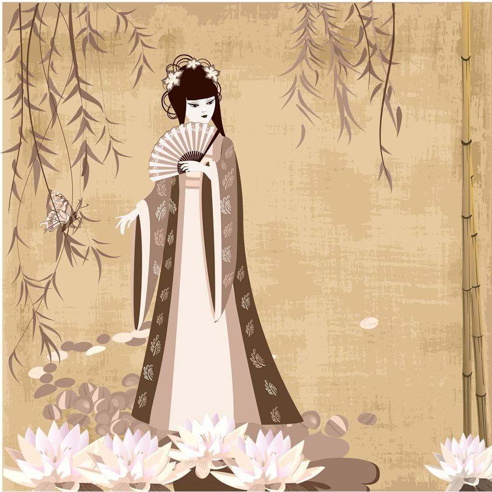 Chinese Girls At The Pond Canvas Painting Synthetic Frame-Paintings MDF Framing-AFF_FR-IC 5001838 IC 5001838, Abstract Expressionism, Abstracts, Ancient, Animated Cartoons, Art and Paintings, Asian, Botanical, Caricature, Cartoons, Chinese, Culture, Drawing, Ethnic, Fashion, Floral, Flowers, Historical, Illustrations, Landscapes, Medieval, Nature, Patterns, Retro, Scenic, Semi Abstract, Signs, Signs and Symbols, Traditional, Tribal, Vintage, World Culture, girls, at, the, pond, canvas, painting, synthetic, 