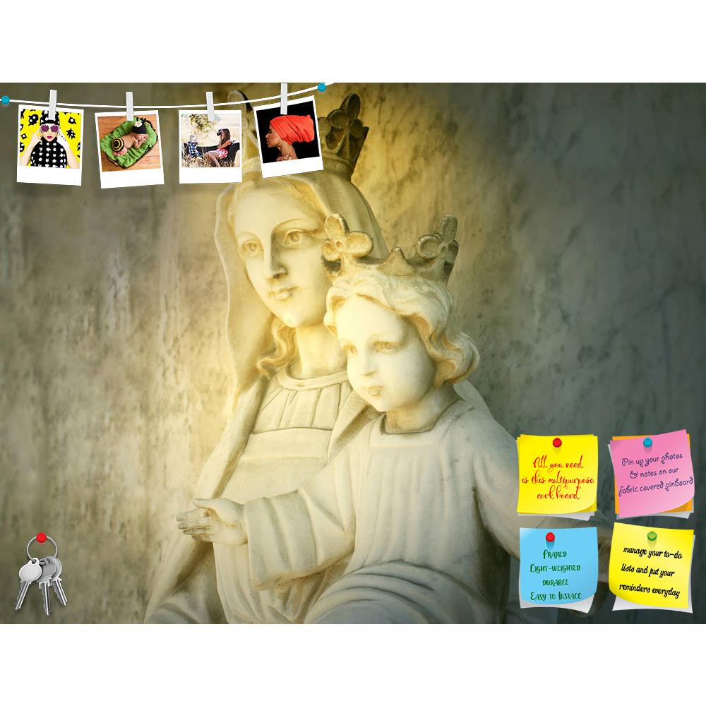 ArtzFolio Virgin Mary & Baby Jesus Printed Bulletin Board Notice Pin Board Soft Board | Frameless-Bulletin Boards Frameless-AZSAO16798095BLB_FL_L-Image Code 5001841 Vishnu Image Folio Pvt Ltd, IC 5001841, ArtzFolio, Bulletin Boards Frameless, Religious, Photography, virgin, mary, baby, jesus, printed, bulletin, board, notice, pin, soft, frameless, beautiful, sculpture, pin up board, push pin board, extra large cork board, big pin board, notice board, small bulletin board, cork board, wall notice board, gian