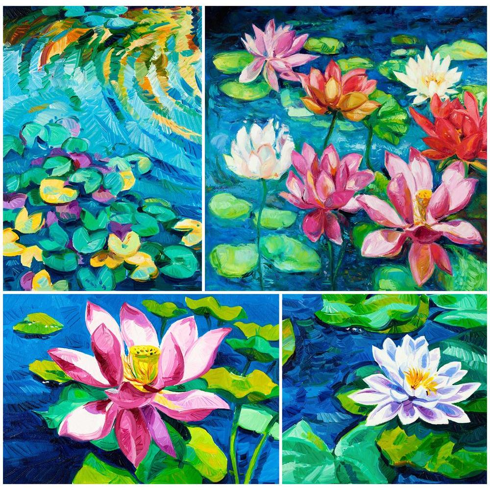 Beautiful Water Lily Canvas Painting Synthetic Frame-Paintings MDF Framing-AFF_FR-IC 5001842 IC 5001842, Abstract Expressionism, Abstracts, Art and Paintings, Black and White, Botanical, Drawing, Floral, Flowers, Illustrations, Impressionism, Love, Modern Art, Nature, Paintings, Patterns, Romance, Scenic, Semi Abstract, Signs, Signs and Symbols, Tropical, Watercolour, White, beautiful, water, lily, canvas, painting, synthetic, frame, abstract, aquatic, art, background, beauty, bloom, blooming, blossom, blue