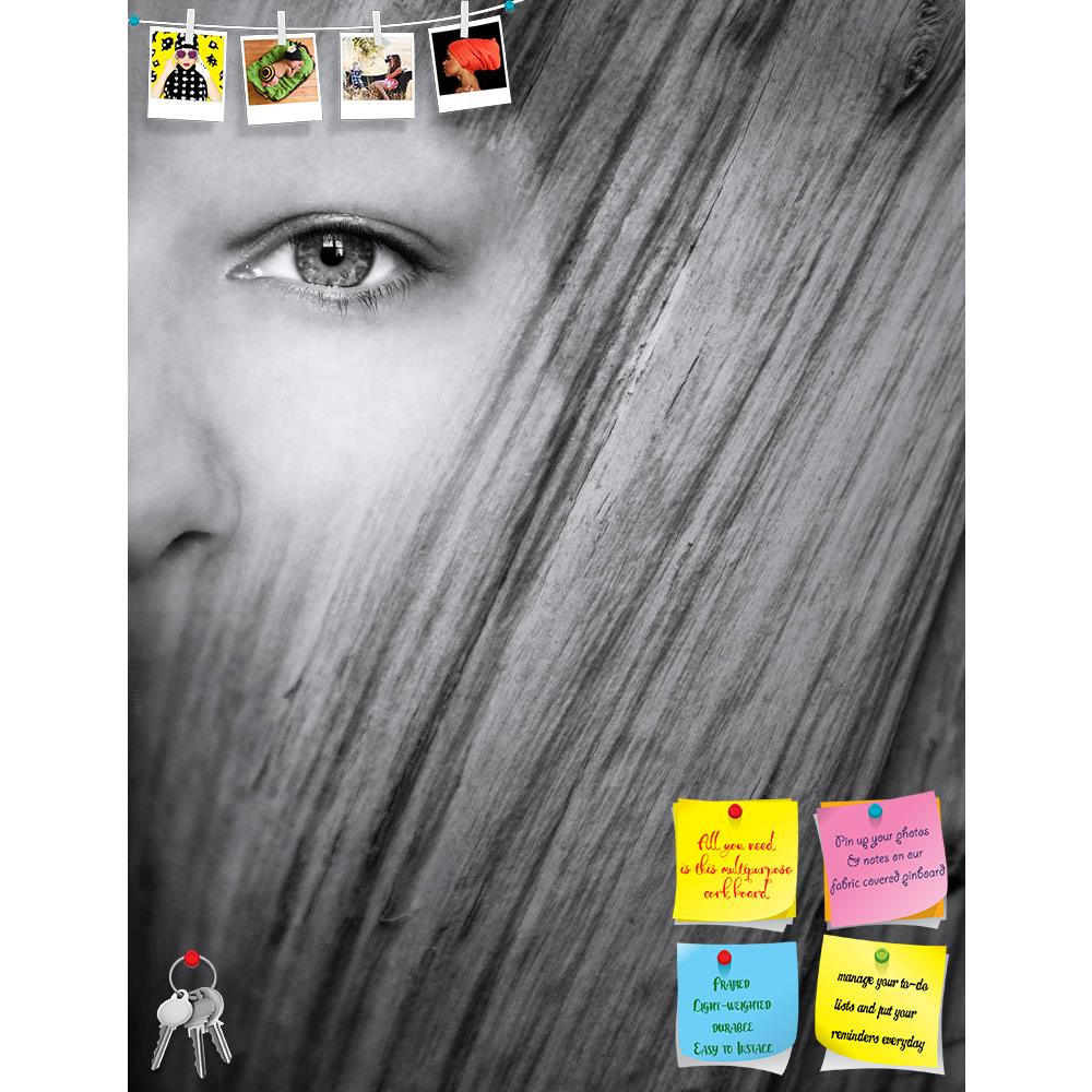 ArtzFolio Woman Face Undergoes A Transformation In Wood Printed Bulletin Board Notice Pin Board Soft Board | Frameless-Bulletin Boards Frameless-AZSAO16830031BLB_FL_L-Image Code 5001844 Vishnu Image Folio Pvt Ltd, IC 5001844, ArtzFolio, Bulletin Boards Frameless, Surrealism, Fine Art Reprint, woman, face, undergoes, a, transformation, in, wood, printed, bulletin, board, notice, pin, soft, frameless, fantasy, background, represent, black, white, pin up board, push pin board, extra large cork board, big pin b