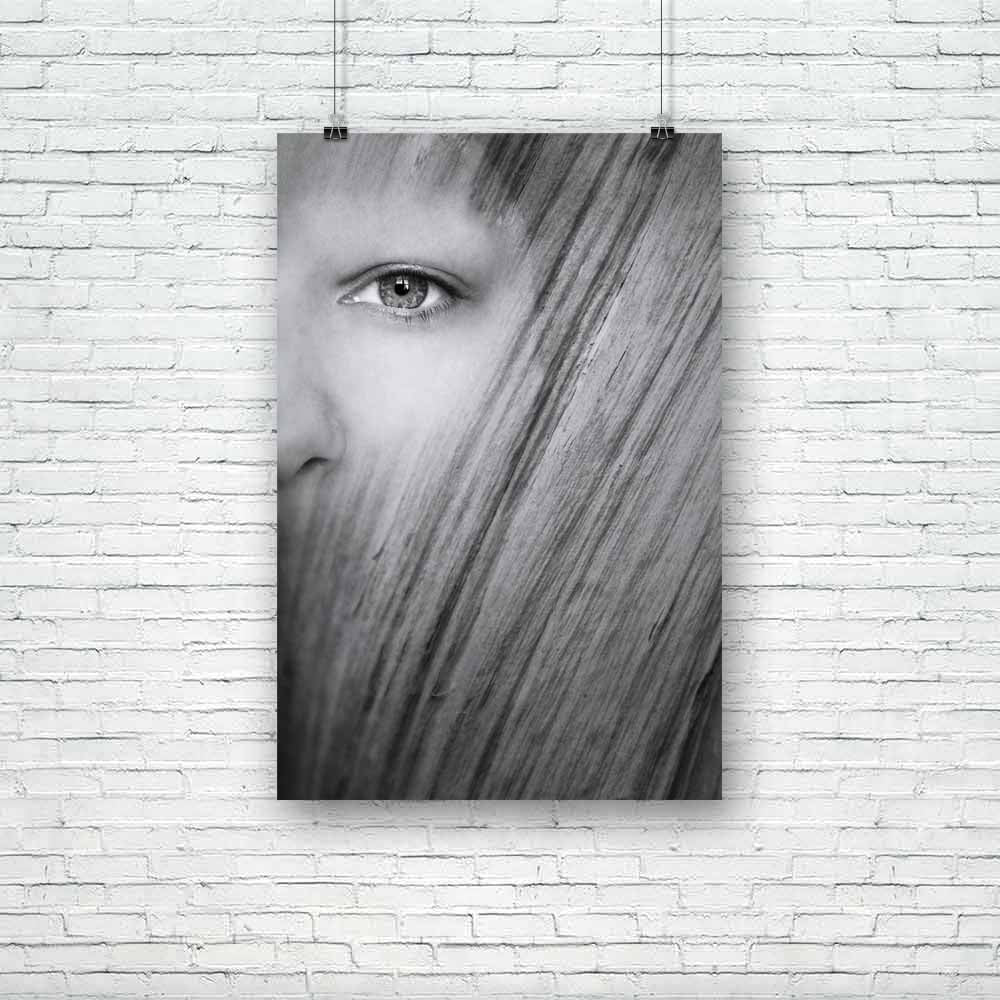 Woman Portrait D5 Unframed Paper Poster-Paper Posters Unframed-POS_UN-IC 5001844 IC 5001844, Abstract Expressionism, Abstracts, Art and Paintings, Black, Black and White, Conceptual, Fantasy, Individuals, Portraits, Semi Abstract, White, Wooden, woman, portrait, d5, unframed, paper, poster, abstract, art, artistic, background, concept, concrete, creation, creativity, elegance, elegant, expression, expressive, eye, face, invention, inventive, metamorphosis, nose, texture, transform, transformation, vertical,