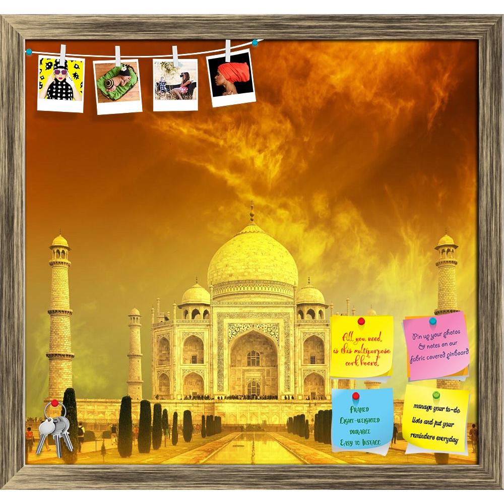 ArtzFolio Taj Mahal Sunset India D2 Printed Bulletin Board Notice Pin Board Soft Board | Framed-Bulletin Boards Framed-AZSAO16884238BLB_FR_L-Image Code 5001848 Vishnu Image Folio Pvt Ltd, IC 5001848, ArtzFolio, Bulletin Boards Framed, Places, Religious, Photography, taj, mahal, sunset, india, d2, printed, bulletin, board, notice, pin, soft, framed, pin up board, push pin board, extra large cork board, big pin board, notice board, small bulletin board, cork board, wall notice board, giant cork board, bulleti
