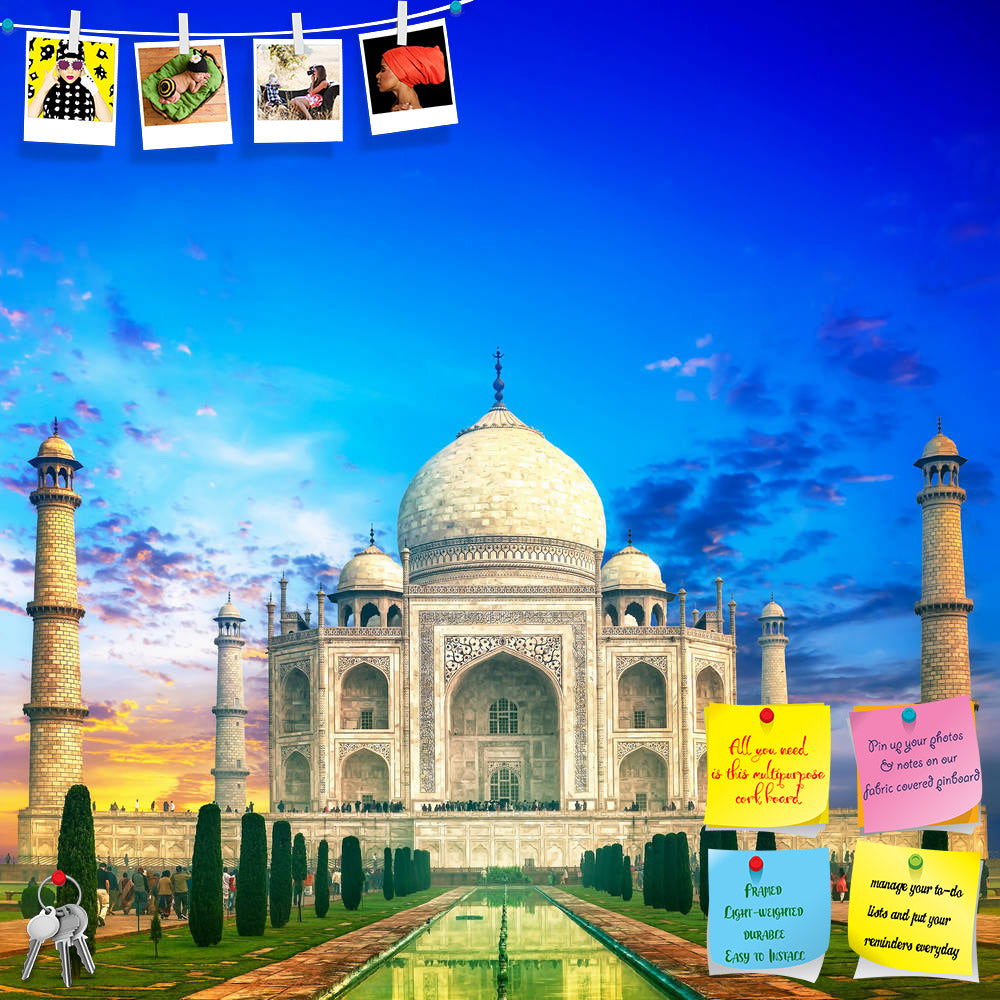 ArtzFolio Taj Mahal Sunset India D3 Printed Bulletin Board Notice Pin Board Soft Board | Frameless-Bulletin Boards Frameless-AZSAO16884270BLB_FL_L-Image Code 5001849 Vishnu Image Folio Pvt Ltd, IC 5001849, ArtzFolio, Bulletin Boards Frameless, Places, Religious, Photography, taj, mahal, sunset, india, d3, printed, bulletin, board, notice, pin, soft, frameless, pin up board, push pin board, extra large cork board, big pin board, notice board, small bulletin board, cork board, wall notice board, giant cork bo