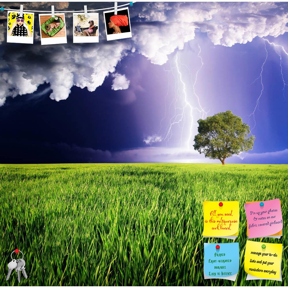 ArtzFolio Thunderstorm With Lightning D2 Printed Bulletin Board Notice Pin Board Soft Board | Frameless-Bulletin Boards Frameless-AZSAO16949703BLB_FL_L-Image Code 5001861 Vishnu Image Folio Pvt Ltd, IC 5001861, ArtzFolio, Bulletin Boards Frameless, Landscapes, Photography, thunderstorm, with, lightning, d2, printed, bulletin, board, notice, pin, soft, frameless, green, meadow, agriculture, beautiful, bolt, bright, cataclysm, climate, cloud, cornfield, country, countryside, danger, dazzle, ecology, energy, e