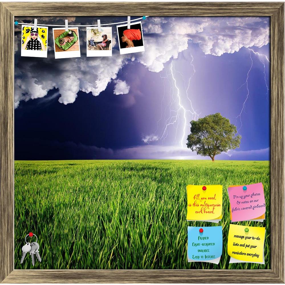 ArtzFolio Thunderstorm With Lightning D2 Printed Bulletin Board Notice Pin Board Soft Board | Framed-Bulletin Boards Framed-AZSAO16949703BLB_FR_L-Image Code 5001861 Vishnu Image Folio Pvt Ltd, IC 5001861, ArtzFolio, Bulletin Boards Framed, Landscapes, Photography, thunderstorm, with, lightning, d2, printed, bulletin, board, notice, pin, soft, framed, green, meadow, agriculture, beautiful, bolt, bright, cataclysm, climate, cloud, cornfield, country, countryside, danger, dazzle, ecology, energy, environment, 