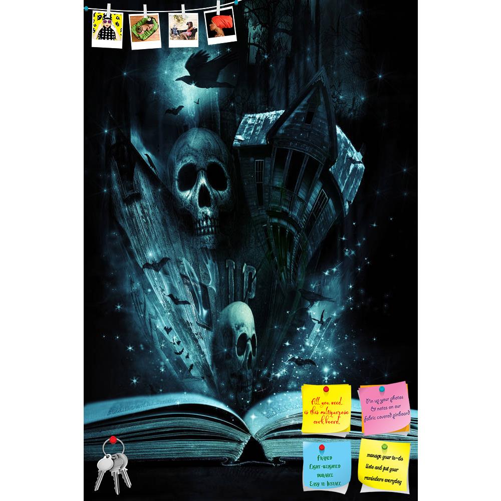 ArtzFolio Halloween Stories Printed Bulletin Board Notice Pin Board Soft Board | Frameless-Bulletin Boards Frameless-AZSAO16956524BLB_FL_L-Image Code 5001863 Vishnu Image Folio Pvt Ltd, IC 5001863, ArtzFolio, Bulletin Boards Frameless, Fantasy, Digital Art, halloween, stories, printed, bulletin, board, notice, pin, soft, frameless, open, story, book, coming, alive, pin up board, push pin board, extra large cork board, big pin board, notice board, small bulletin board, cork board, wall notice board, giant co