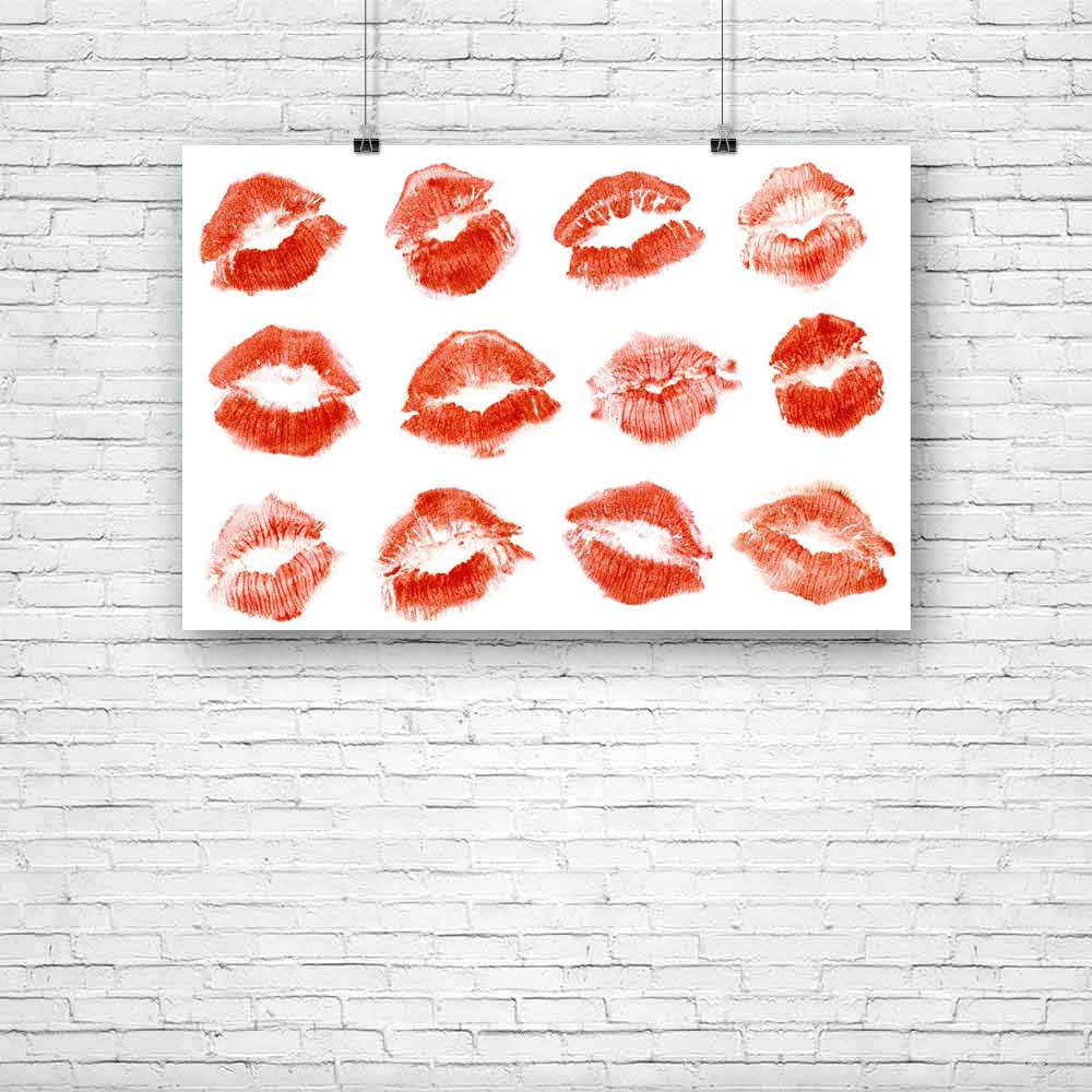 Lipstick Kiss Unframed Paper Poster-Paper Posters Unframed-POS_UN-IC 5001873 IC 5001873, Art and Paintings, Black and White, Fashion, Illustrations, Love, People, Romance, Signs, Signs and Symbols, Symbols, White, lipstick, kiss, unframed, paper, poster, art, background, beautiful, beauty, body, clip, close, color, computer, cosmetics, dating, day, design, desire, element, female, full, girl, glamour, grunge, human, illustration, image, imagery, imprint, isolated, lips, makeup, mouth, nobody, paint, passion