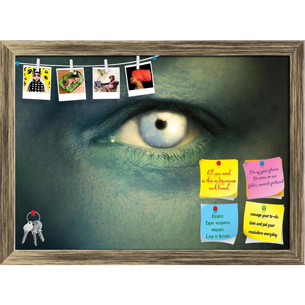 ArtzFolio Ecological Concept Human Eye With A Sky In The Iris Printed Bulletin Board Notice Pin Board Soft Board | Framed-Bulletin Boards Framed-AZSAO17079230BLB_FR_L-Image Code 5001877 Vishnu Image Folio Pvt Ltd, IC 5001877, ArtzFolio, Bulletin Boards Framed, Fantasy, Digital Art, ecological, concept, human, eye, with, a, sky, in, the, iris, printed, bulletin, board, notice, pin, soft, framed, close, representing, pin up board, push pin board, extra large cork board, big pin board, notice board, small bull