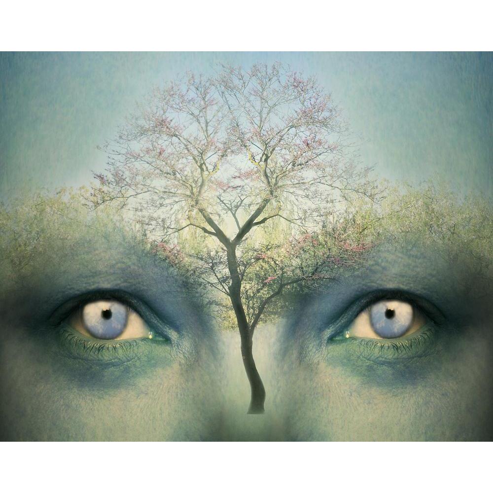 Fantasy Background Of Two Human Eyes & Tree Canvas Painting Synthetic Frame-Paintings MDF Framing-AFF_FR-IC 5001878 IC 5001878, Art and Paintings, Collages, Conceptual, Decorative, Fantasy, Nature, Realism, Scenic, Surrealism, background, of, two, human, eyes, tree, canvas, painting, synthetic, frame, psyche, art, artistic, beautiful, blue, collage, colorful, complex, complexity, concept, decoration, dreamy, eco, ecological, ecology, expression, expressive, eye, imagine, invention, inventive, magic, magical