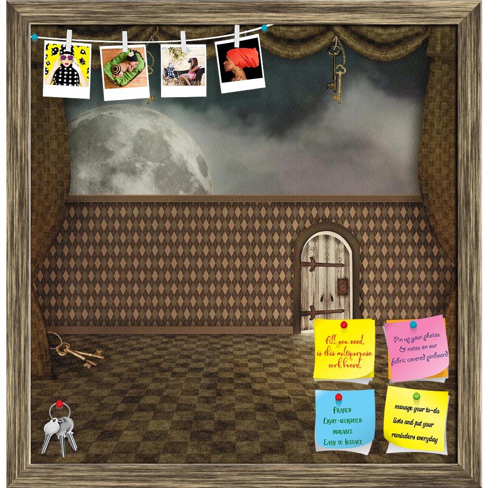 ArtzFolio A Little Door Printed Bulletin Board Notice Pin Board Soft Board | Framed-Bulletin Boards Framed-AZSAO17090969BLB_FR_L-Image Code 5001879 Vishnu Image Folio Pvt Ltd, IC 5001879, ArtzFolio, Bulletin Boards Framed, Conceptual, Digital Art, a, little, door, printed, bulletin, board, notice, pin, soft, framed, wonderland, series, passage, curtain, doorway, indoor, clouds, empty, retro, chess, stage, paint, floor, tale, keys, room, wall, idea, moon, rope, sky, old, scenery, digital, fantasy, surreal, p