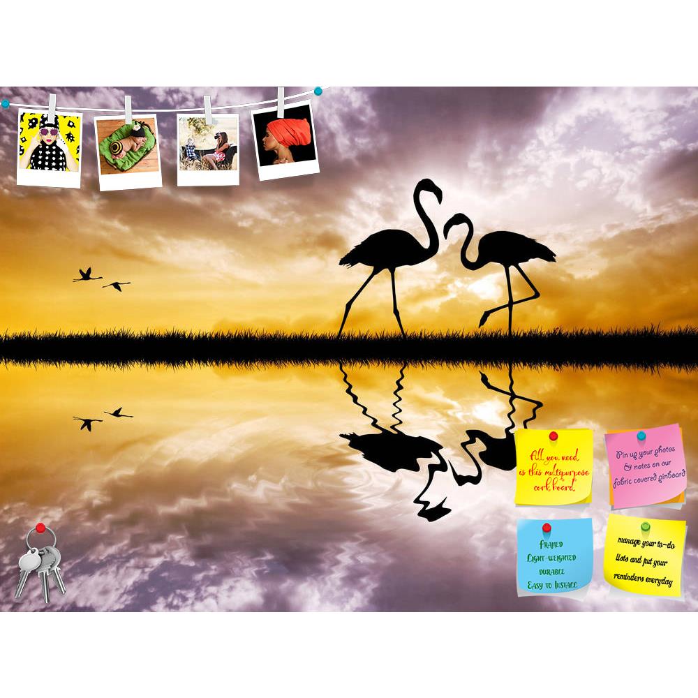 ArtzFolio Pink Flamingos In Love Printed Bulletin Board Notice Pin Board Soft Board | Frameless-Bulletin Boards Frameless-AZSAO17128405BLB_FL_L-Image Code 5001885 Vishnu Image Folio Pvt Ltd, IC 5001885, ArtzFolio, Bulletin Boards Frameless, Birds, Landscapes, Photography, pink, flamingos, in, love, printed, bulletin, board, notice, pin, soft, frameless, pin up board, push pin board, extra large cork board, big pin board, notice board, small bulletin board, cork board, wall notice board, giant cork board, bu