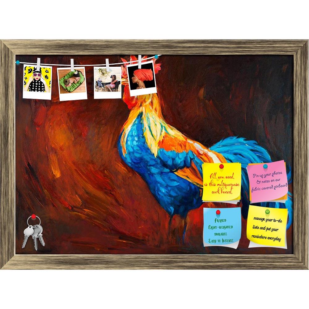 ArtzFolio Blue & Orange Rooster Or Cock Printed Bulletin Board Notice Pin Board Soft Board | Framed-Bulletin Boards Framed-AZSAO17158718BLB_FR_L-Image Code 5001891 Vishnu Image Folio Pvt Ltd, IC 5001891, ArtzFolio, Bulletin Boards Framed, Birds, Fine Art Reprint, blue, orange, rooster, or, cock, printed, bulletin, board, notice, pin, soft, framed, original, oil, painting, .song, bird, canvas.modern, impressionism, pin up board, push pin board, extra large cork board, big pin board, notice board, small bulle