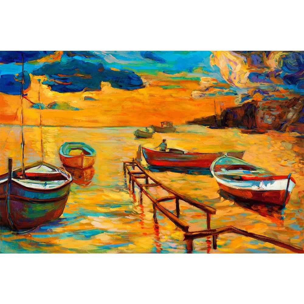 ArtzFolio Artwork Of Boat & Jetty D3 Unframed Paper Poster-Paper Posters Unframed-AZART17158721POS_UN_L-Image Code 5001894 Vishnu Image Folio Pvt Ltd, IC 5001894, ArtzFolio, Paper Posters Unframed, Landscapes, Fine Art Reprint, artwork, of, boat, jetty, d3, unframed, paper, poster, wall, large, size, for, living, room, home, decoration, big, framed, decor, posters, pitaara, box, modern, art, with, frame, bedroom, amazonbasics, door, drawing, small, decorative, office, reception, multiple, friends, images, r