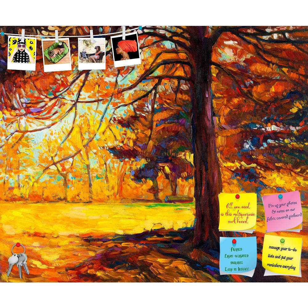 ArtzFolio Autumn Landscape D2 Printed Bulletin Board Notice Pin Board Soft Board | Frameless-Bulletin Boards Frameless-AZSAO17158722BLB_FL_L-Image Code 5001895 Vishnu Image Folio Pvt Ltd, IC 5001895, ArtzFolio, Bulletin Boards Frameless, Landscapes, Fine Art Reprint, autumn, landscape, d2, printed, bulletin, board, notice, pin, soft, frameless, original, oil, painting, showing, beautiful, landscape.big, old, tree, forest, modern, impressionism, pin up board, push pin board, extra large cork board, big pin b