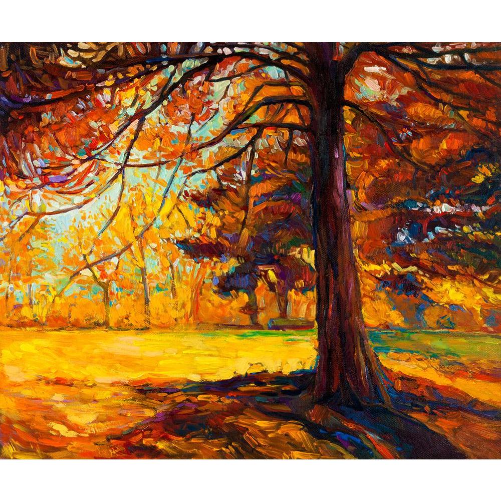 Autumn Landscape Canvas Painting Synthetic Frame-Paintings MDF Framing-AFF_FR-IC 5001895 IC 5001895, Abstract Expressionism, Abstracts, Art and Paintings, Drawing, Illustrations, Impressionism, Landscapes, Modern Art, Nature, Paintings, Patterns, Scenic, Seasons, Semi Abstract, Signs, Signs and Symbols, Watercolour, autumn, landscape, canvas, painting, synthetic, frame, oil, watercolor, abstract, acrylic, art, artist, artistic, background, beautiful, brown, brush, clouds, color, colorful, design, fall, foli
