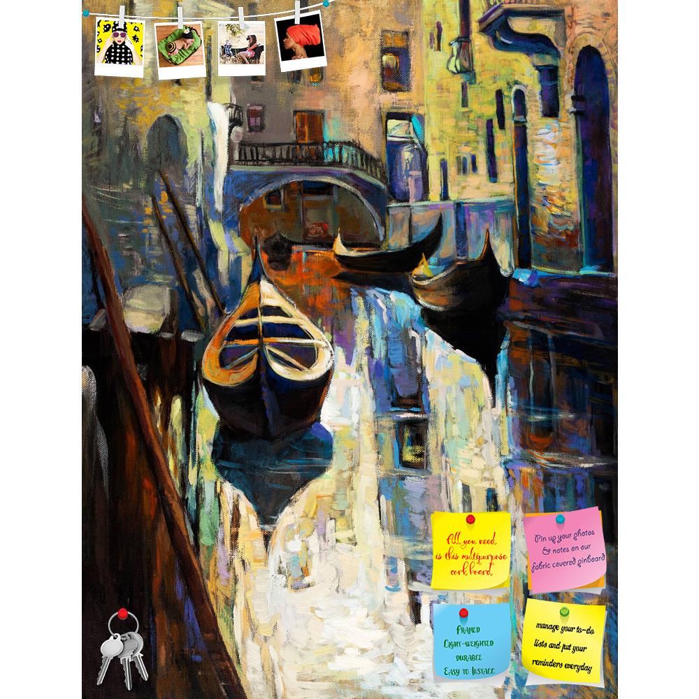 ArtzFolio Artwork Of Beautiful Venice Italy D2 Printed Bulletin Board Notice Pin Board Soft Board | Frameless-Bulletin Boards Frameless-AZSAO17158725BLB_FL_L-Image Code 5001897 Vishnu Image Folio Pvt Ltd, IC 5001897, ArtzFolio, Bulletin Boards Frameless, Places, Fine Art Reprint, artwork, of, beautiful, venice, italy, d2, printed, bulletin, board, notice, pin, soft, frameless, original, oil, painting, italy.gondolas, houses, canvas.modern, impressionism, pin up board, push pin board, extra large cork board,