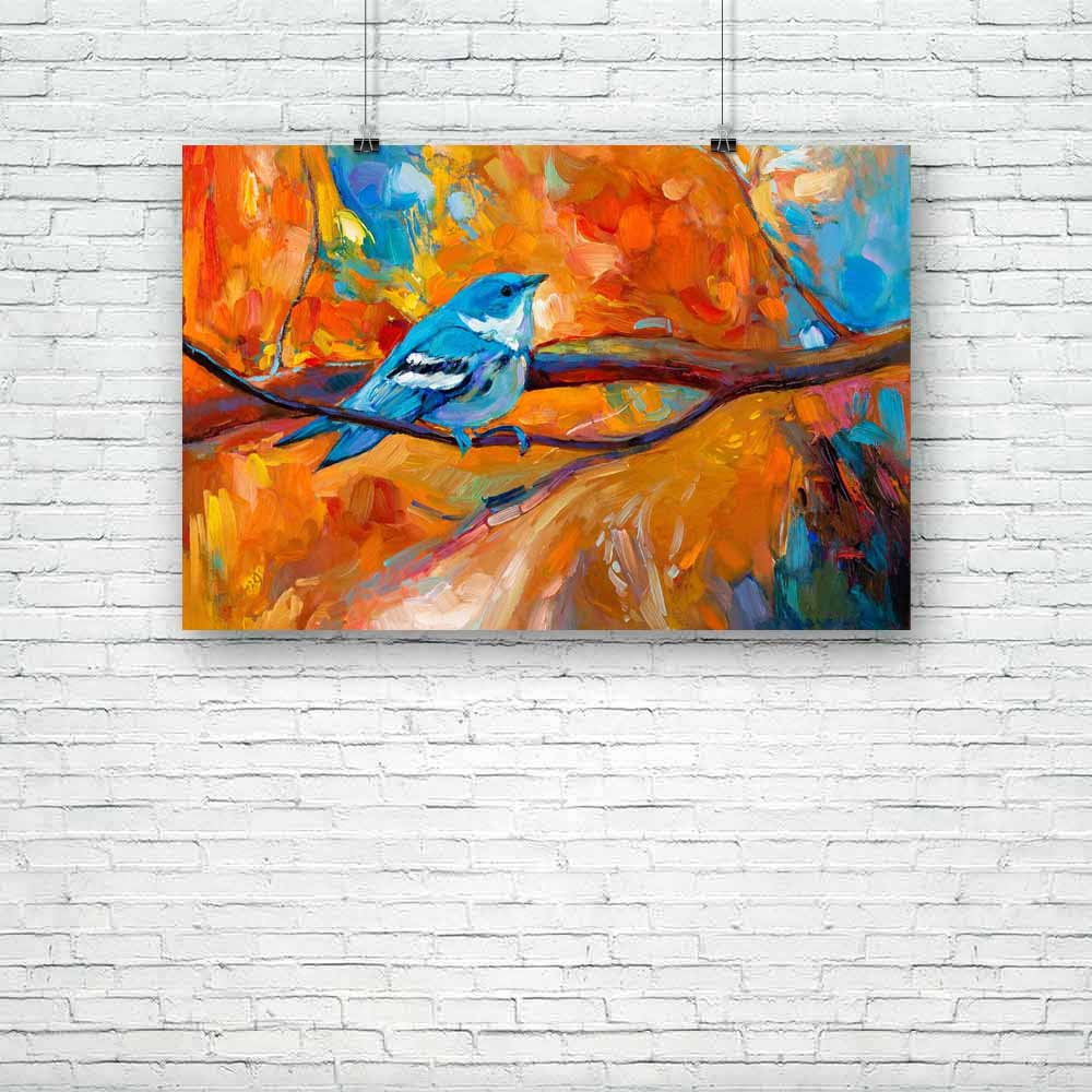 Blue Cerulean Warbler Song Bird Unframed Paper Poster-Paper Posters Unframed-POS_UN-IC 5001899 IC 5001899, Abstract Expressionism, Abstracts, Animals, Animated Cartoons, Art and Paintings, Birds, Black, Black and White, Caricature, Cartoons, Decorative, Drawing, Illustrations, Impressionism, Modern Art, Nature, Paintings, Patterns, Scenic, Seasons, Semi Abstract, Signs and Symbols, Symbols, White, Wildlife, blue, cerulean, warbler, song, bird, unframed, paper, poster, oil, painting, abstract, canvas, animal