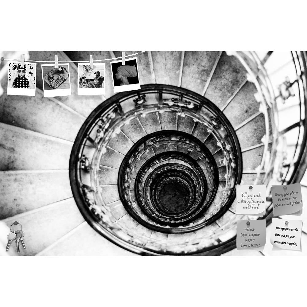 ArtzFolio Spiral Staircases Form A Spiral D1 Printed Bulletin Board Notice Pin Board Soft Board | Frameless-Bulletin Boards Frameless-AZSAO17195116BLB_FL_L-Image Code 5001901 Vishnu Image Folio Pvt Ltd, IC 5001901, ArtzFolio, Bulletin Boards Frameless, Places, Photography, spiral, staircases, form, a, d1, printed, bulletin, board, notice, pin, soft, frameless, pin up board, push pin board, extra large cork board, big pin board, notice board, small bulletin board, cork board, wall notice board, giant cork bo