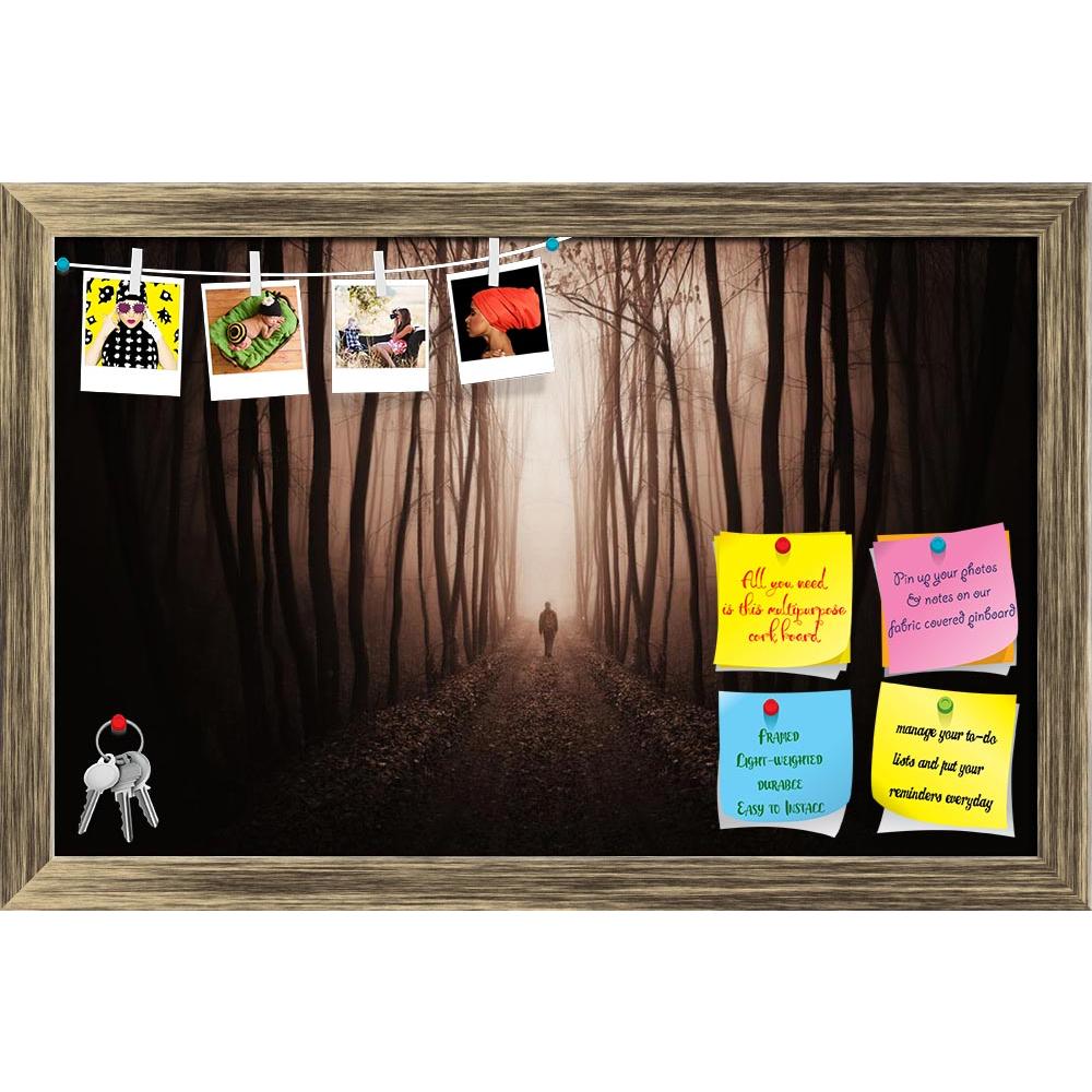 ArtzFolio Fantasy Forest D2 Printed Bulletin Board Notice Pin Board Soft Board | Framed-Bulletin Boards Framed-AZSAO17204996BLB_FR_L-Image Code 5001904 Vishnu Image Folio Pvt Ltd, IC 5001904, ArtzFolio, Bulletin Boards Framed, Landscapes, Photography, fantasy, forest, d2, printed, bulletin, board, notice, pin, soft, framed, man, walking, trough, fog, pin up board, push pin board, extra large cork board, big pin board, notice board, small bulletin board, cork board, wall notice board, giant cork board, bulle