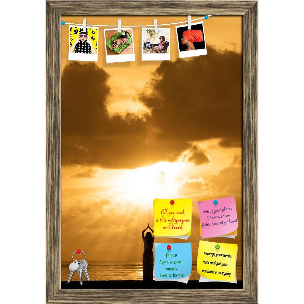ArtzFolio Woman Doing Yoga Printed Bulletin Board Notice Pin Board Soft Board | Framed-Bulletin Boards Framed-AZSAO17249741BLB_FR_L-Image Code 5001912 Vishnu Image Folio Pvt Ltd, IC 5001912, ArtzFolio, Bulletin Boards Framed, Landscapes, Traditional, Photography, woman, doing, yoga, printed, bulletin, board, notice, pin, soft, framed, silhouette, young, sunrise, pin up board, push pin board, extra large cork board, big pin board, notice board, small bulletin board, cork board, wall notice board, giant cork 