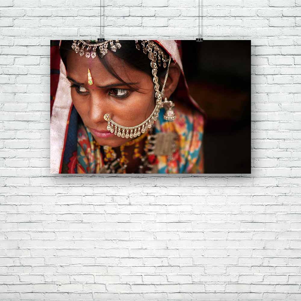 Traditional Indian Woman In Sari D1 Unframed Paper Poster-Paper Posters Unframed-POS_UN-IC 5001916 IC 5001916, Adult, Asian, Culture, Ethnic, Fashion, Hinduism, Indian, Individuals, People, Portraits, Rural, Traditional, Tribal, Wedding, World Culture, woman, in, sari, d1, unframed, paper, poster, india, asia, beautiful, beauty, bride, closeup, clothes, cosmetics, costume, dress, emotion, exotic, eyes, face, female, girl, gypsy, head, headscarf, headshot, henna, hindu, jewelry, lady, local, makeup, mystery,