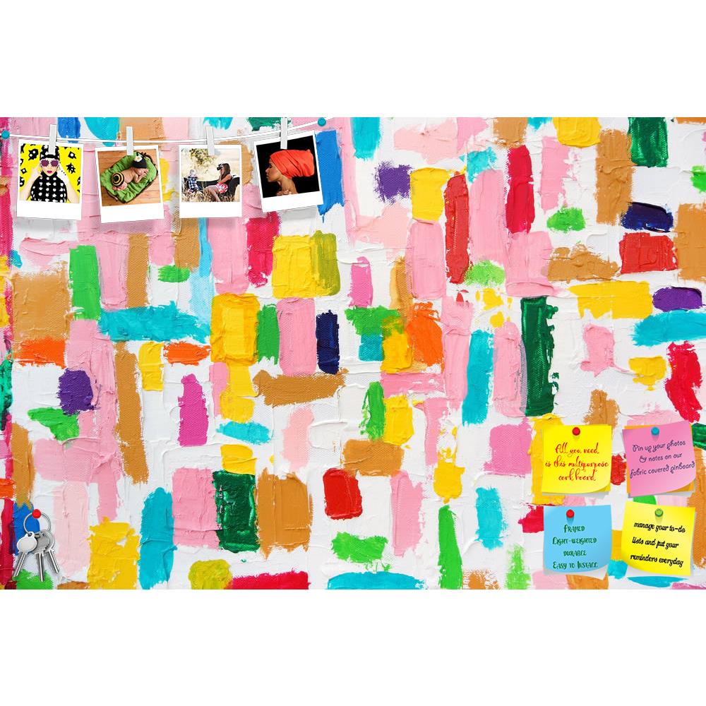 ArtzFolio Brush Artwork D2 Printed Bulletin Board Notice Pin Board Soft Board | Frameless-Bulletin Boards Frameless-AZSAO17293442BLB_FL_L-Image Code 5001919 Vishnu Image Folio Pvt Ltd, IC 5001919, ArtzFolio, Bulletin Boards Frameless, Abstract, Fine Art Reprint, brush, artwork, d2, printed, bulletin, board, notice, pin, soft, frameless, colorful, acrylic, color, strokes, white, texture, canvas, pin up board, push pin board, extra large cork board, big pin board, notice board, small bulletin board, cork boar