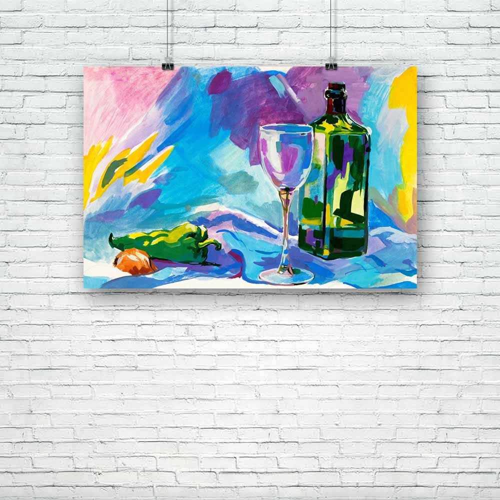 Abstract Still Life Unframed Paper Poster - Paper Posters Unframed - ArtzFolio.com
