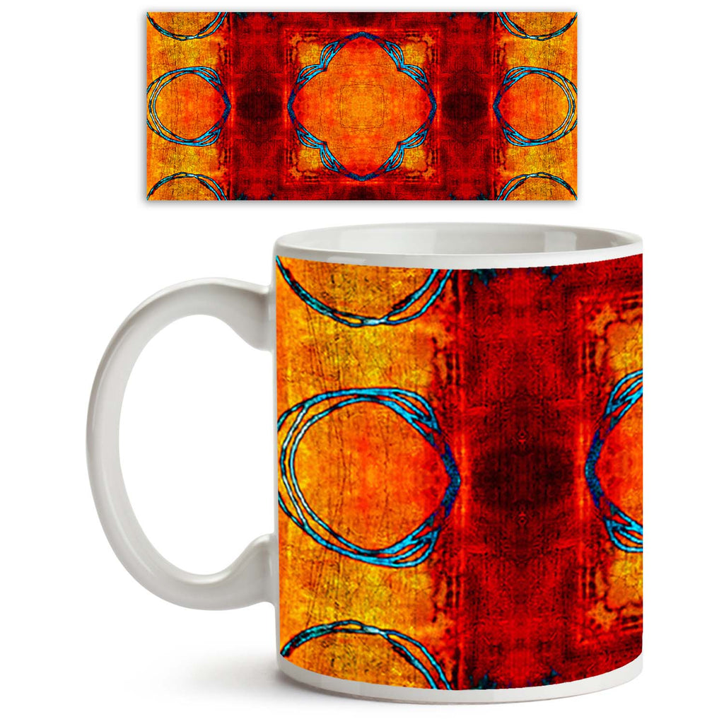 Art Eastern National Traditional Pattern Ceramic Coffee Tea Mug Inside White-Coffee Mugs-MUG-IC 5001935 IC 5001935, Abstract Expressionism, Abstracts, African, Allah, Ancient, Animated Cartoons, Arabic, Art and Paintings, Asian, Caricature, Cartoons, Culture, Decorative, Ethnic, Geometric, Geometric Abstraction, Historical, Islam, Medieval, Moroccan, Paintings, Patterns, Pets, Retro, Semi Abstract, Signs, Signs and Symbols, Symbols, Traditional, Tribal, Vintage, World Culture, art, eastern, national, patter