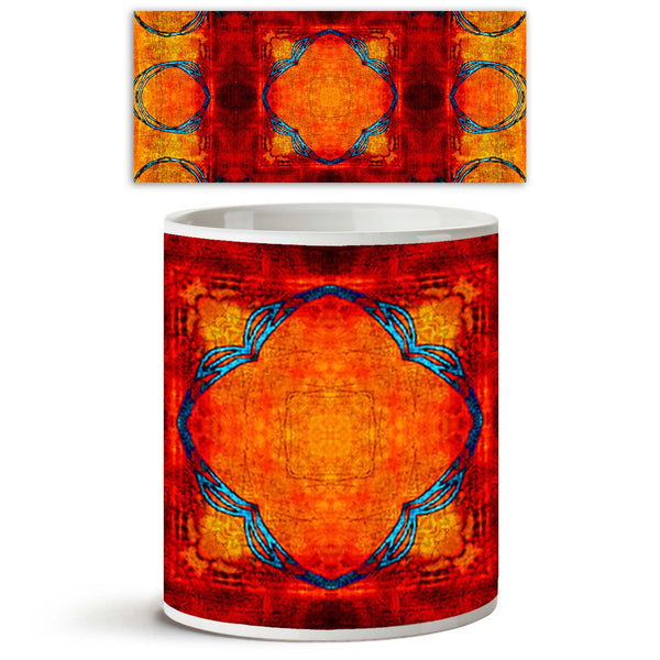 Art Eastern National Traditional Pattern Ceramic Coffee Tea Mug Inside White-Coffee Mugs-MUG-IC 5001935 IC 5001935, Abstract Expressionism, Abstracts, African, Allah, Ancient, Animated Cartoons, Arabic, Art and Paintings, Asian, Caricature, Cartoons, Culture, Decorative, Ethnic, Geometric, Geometric Abstraction, Historical, Islam, Medieval, Moroccan, Paintings, Patterns, Pets, Retro, Semi Abstract, Signs, Signs and Symbols, Symbols, Traditional, Tribal, Vintage, World Culture, art, eastern, national, patter