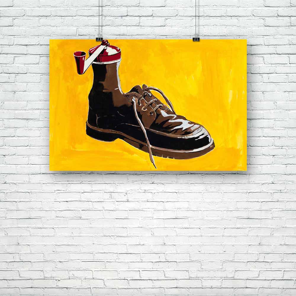 Shoe & Coffee Mill Unframed Paper Poster-Paper Posters Unframed-POS_UN-IC 5001942 IC 5001942, Abstract Expressionism, Abstracts, Ancient, Art and Paintings, Black, Black and White, Culture, Decorative, Drawing, Ethnic, Fashion, Historical, Illustrations, Medieval, Paintings, Patterns, Religion, Religious, Retro, Semi Abstract, Signs, Signs and Symbols, Sketches, Traditional, Tribal, Vintage, White, World Culture, shoe, coffee, mill, unframed, paper, poster, abstract, antique, background, beauty, boot, brown