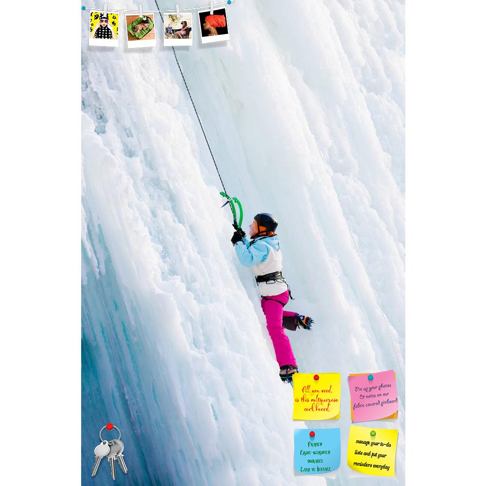 ArtzFolio Man Climbing Frozen Waterfall Printed Bulletin Board Notice Pin Board Soft Board | Frameless-Bulletin Boards Frameless-AZSAO17416745BLB_FL_L-Image Code 5001943 Vishnu Image Folio Pvt Ltd, IC 5001943, ArtzFolio, Bulletin Boards Frameless, Sports, Photography, man, climbing, frozen, waterfall, printed, bulletin, board, notice, pin, soft, frameless, pin up board, push pin board, extra large cork board, big pin board, notice board, small bulletin board, cork board, wall notice board, giant cork board,