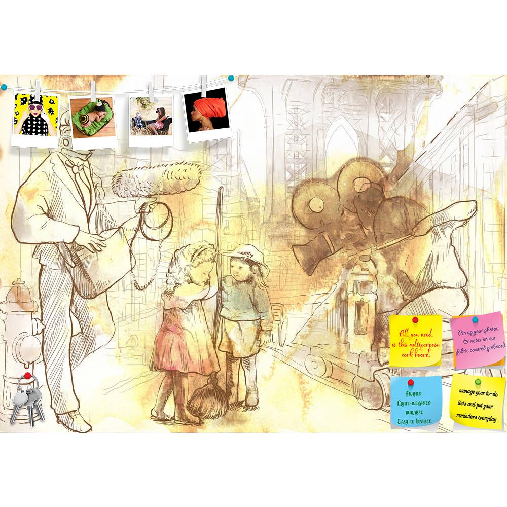 ArtzFolio Film Making Crew On The Street Printed Bulletin Board Notice Pin Board Soft Board | Frameless-Bulletin Boards Frameless-AZSAO17422316BLB_FL_L-Image Code 5001947 Vishnu Image Folio Pvt Ltd, IC 5001947, ArtzFolio, Bulletin Boards Frameless, Movies, Fine Art Reprint, film, making, crew, on, the, street, printed, bulletin, board, notice, pin, soft, frameless, from, history, whole, filming, movie, child, actors, pin up board, push pin board, extra large cork board, big pin board, notice board, small bu