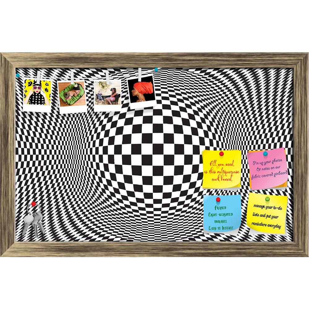 ArtzFolio Abstract Artwork D72 Printed Bulletin Board Notice Pin Board Soft Board | Framed-Bulletin Boards Framed-AZSAO17425574BLB_FR_L-Image Code 5001949 Vishnu Image Folio Pvt Ltd, IC 5001949, ArtzFolio, Bulletin Boards Framed, Abstract, Digital Art, artwork, d72, printed, bulletin, board, notice, pin, soft, framed, op, art, background, optical, illusion, design, pattern, black, white, check, copy, space, pin up board, push pin board, extra large cork board, big pin board, notice board, small bulletin boa